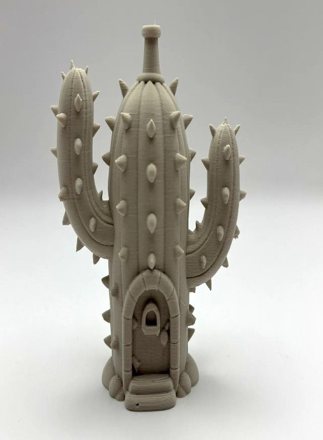 Beoals Cactus Fairy House - Whimsical Miniature Desert Home | Fairy Garden, Terrarium Decor & Magical Collectible - Image 1